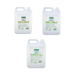 U Green Clean Çamaşır Deterjanı + Yumuşatıcı + Çamaşır Suyu 5000 ml 3'lü Set