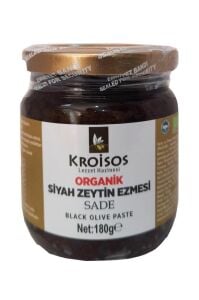 Kroisos Organik Siyah Zeytin Ezmesi 180 GR
