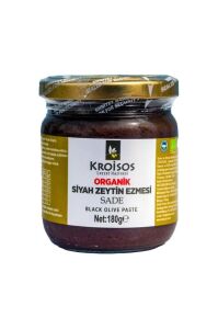 Kroisos Organik Siyah Zeytin Ezmesi 180 GR x 2 Adet