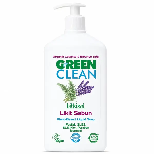U Green Clean Likit Sabun ( Lavanta & Biberiye ) 500 ml