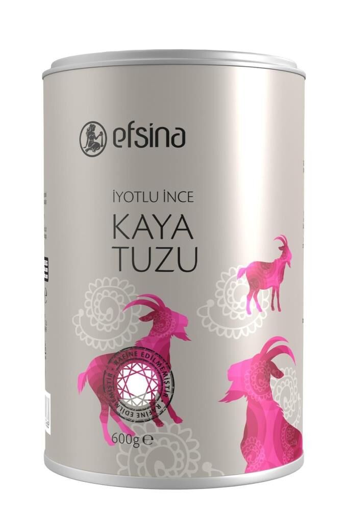 Efsina Iyotlu İnce Kaya Tuzu 600 GR