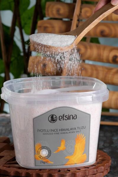 Efsina İyotlu Ince Himalaya Tuzu 2 Kg