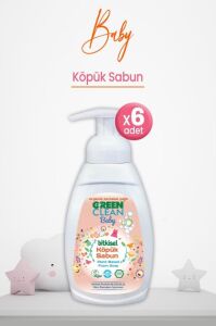 U Green Clean Baby Köpük Sabun Portakal Yağlı 450 ml X 6 Adet