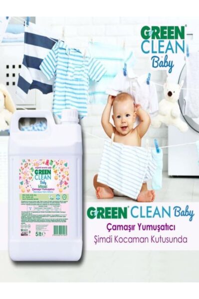 U Green Clean Baby Çamaşır Yumuşatıcı 5 L
