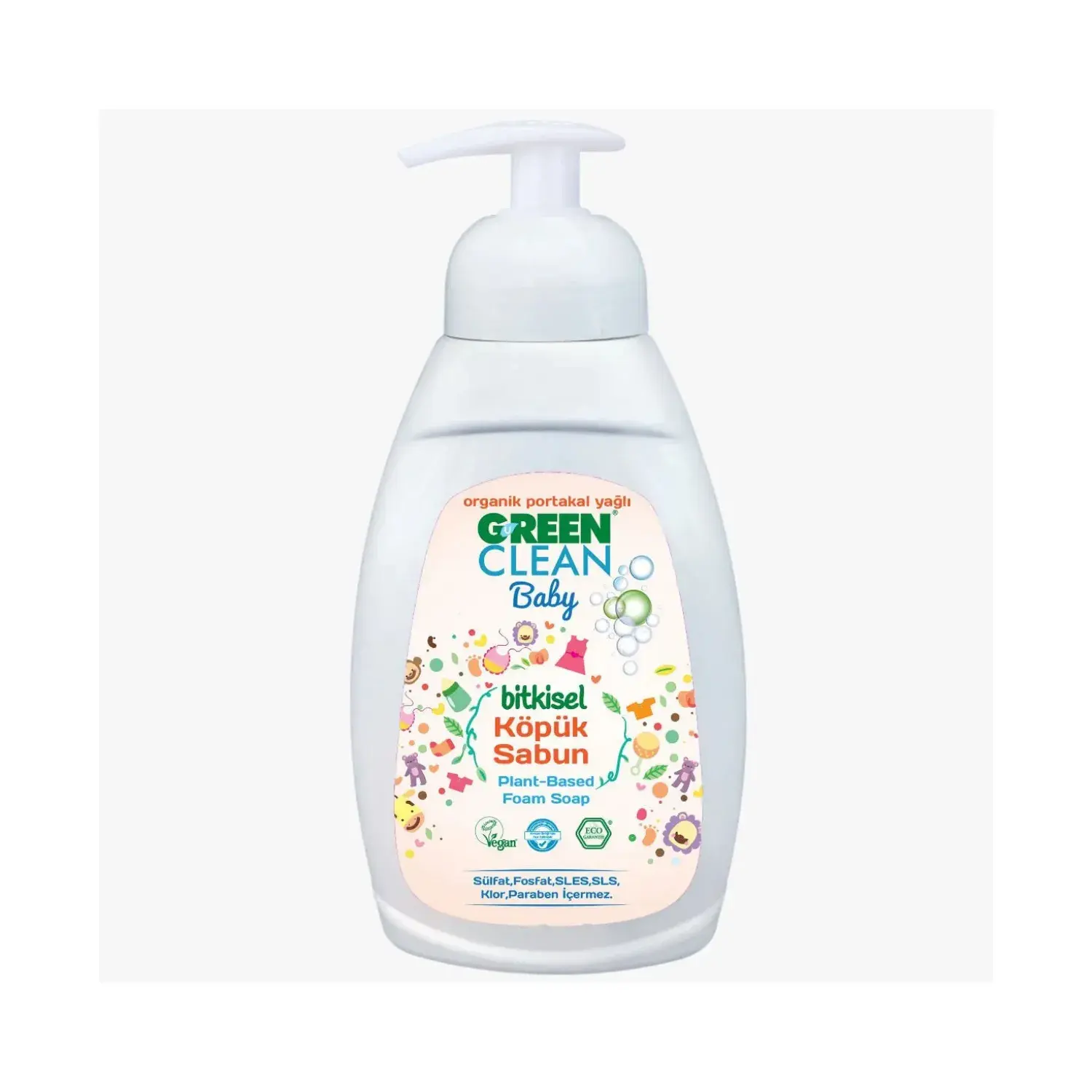 U Green Clean Bitkisel Köpük Sabun 450 ml