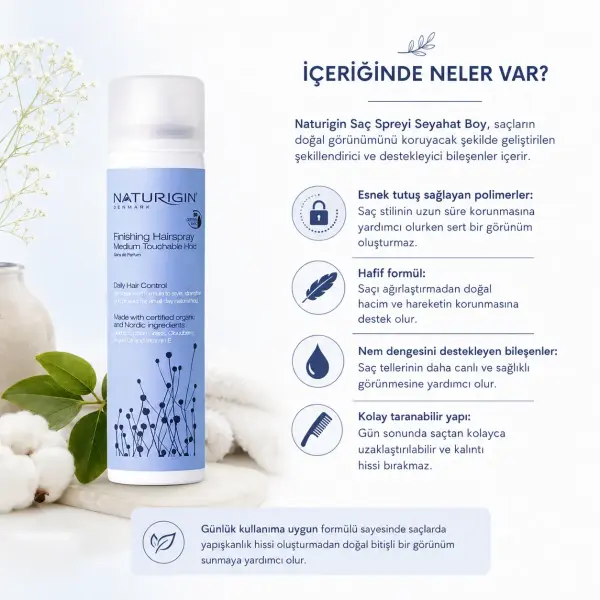Naturigin Saç Spreyi Seyahat Boy 75 ml ürün görseli