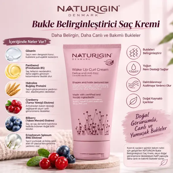 Naturigin Bukle Belirginleştirici Saç Kremi 150 ml ambalaj görseli