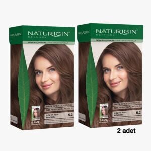 Naturigin Saç Boyası 5.2 Açık Küllü Kahverengi 2 Adet