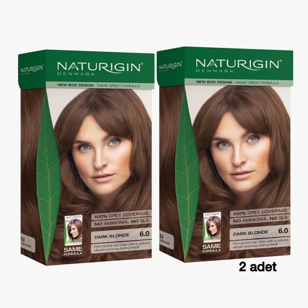 Naturigin Saç Boyası 6.0 Koyu Sarı 2 Adet