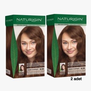 Naturigin Saç Boyası 6.34 Koyu Bakır 2 Adet