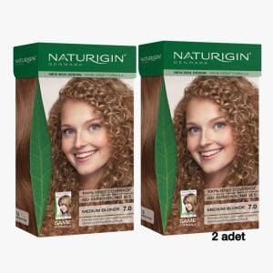 Naturigin Saç Boyası 7.0 Orta Sarı 2 Adet