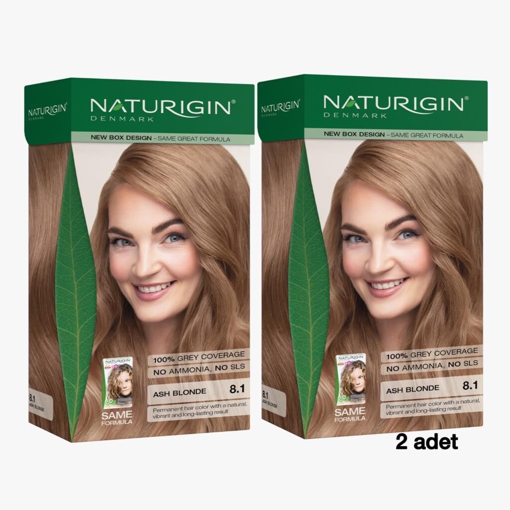 Naturigin Saç Boyası 8.1 Küllü Sarı 2 Adet