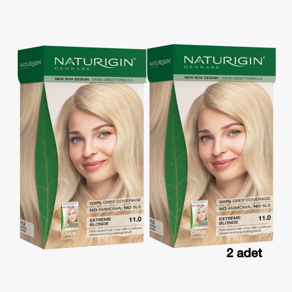 Naturigin Saç Boyası 11.0 Çok Açık Sarı 2 Adet