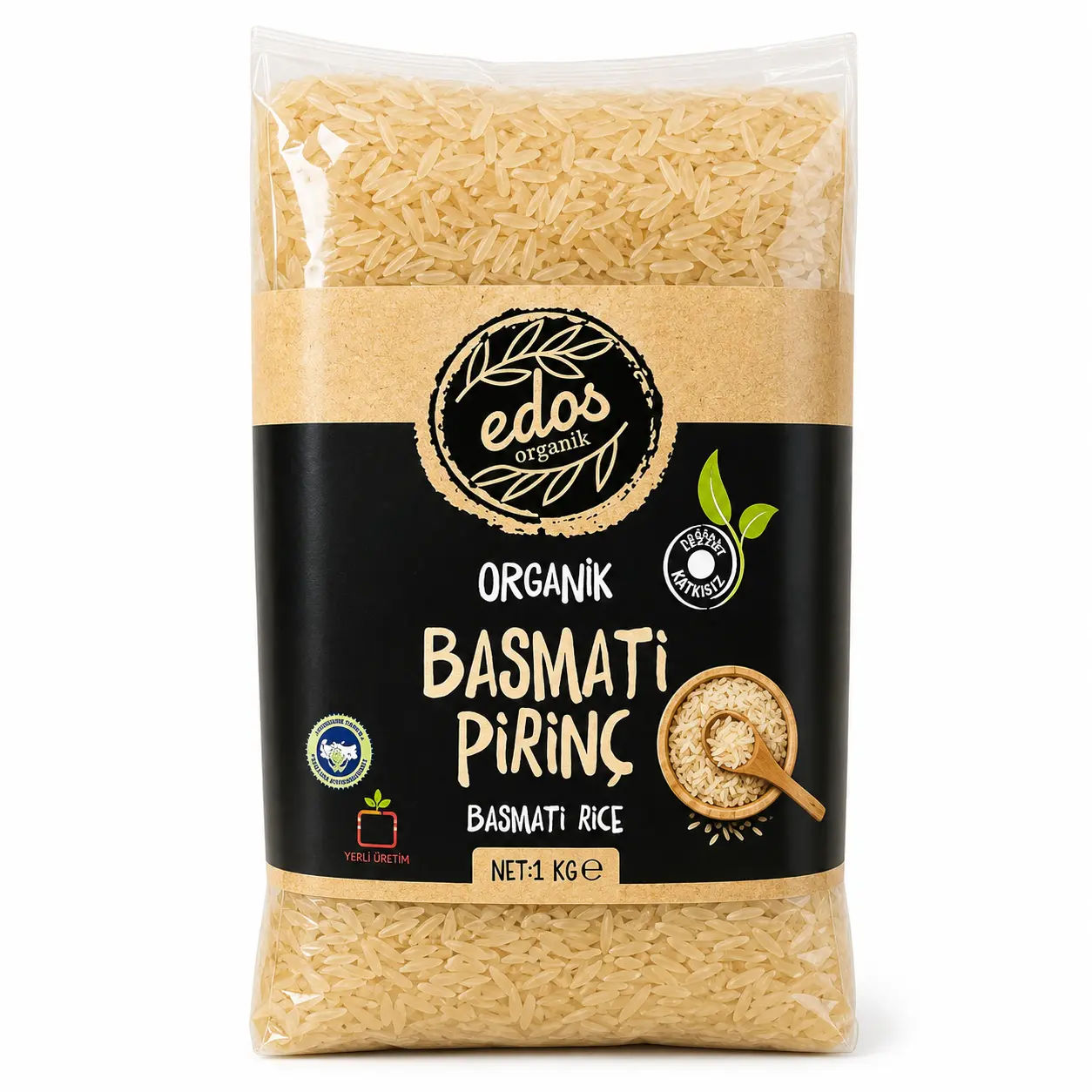Edos Organik Basmati Pirinç 1 Kg
