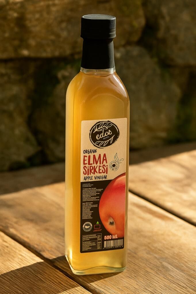 Edos Organik Elma Sirkesi 500 Ml