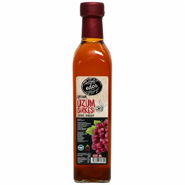 Edos Organik Üzüm Sirkesi 500 Ml