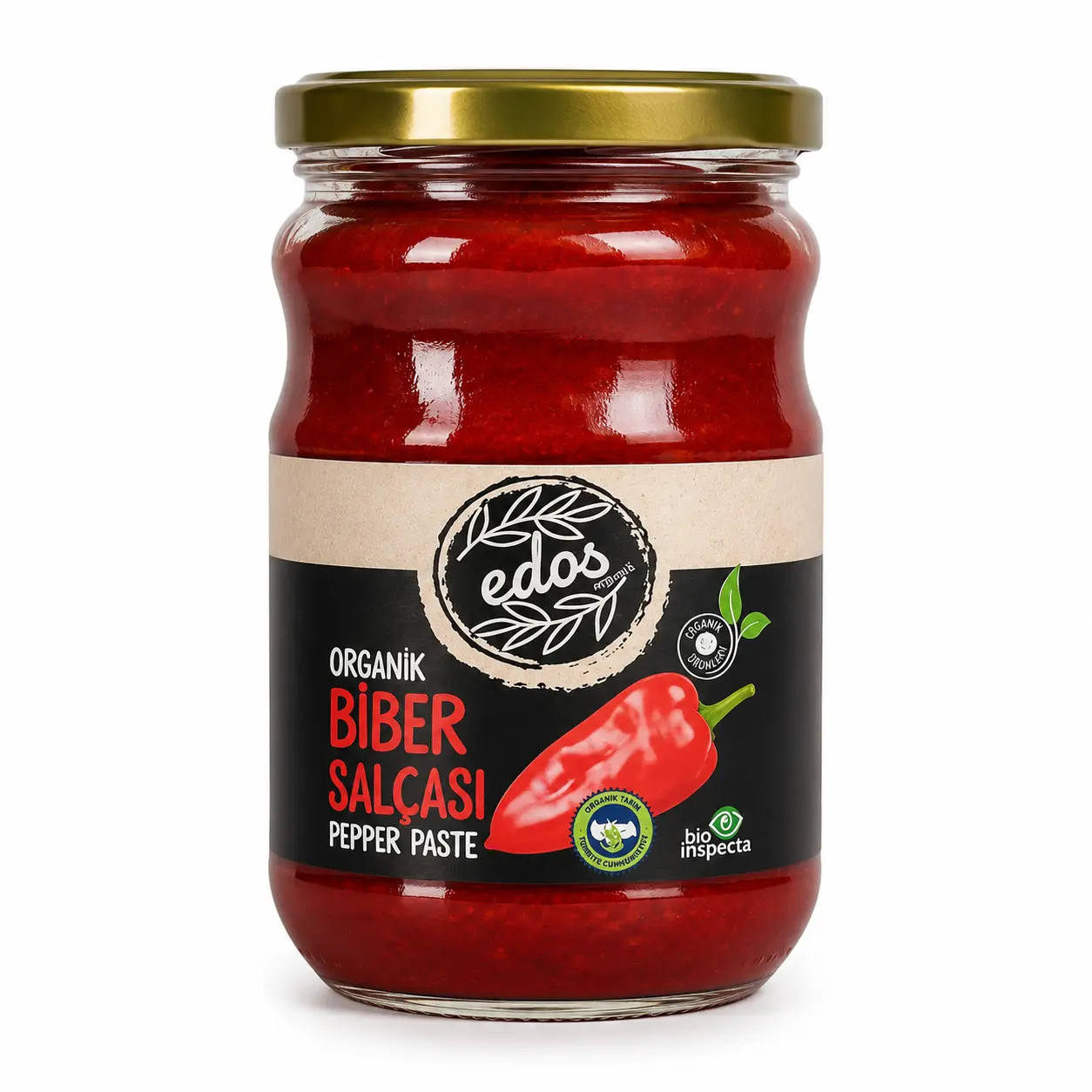 Edos Organik Tatlı Biber Salçası 660 cc