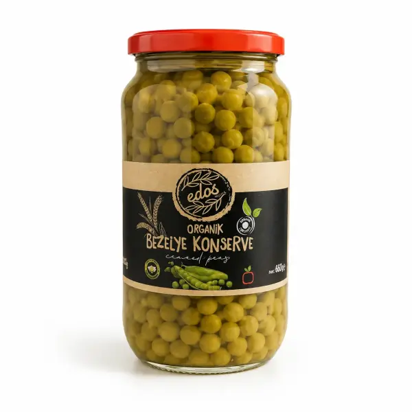 Edos Organik Bezelye Konserve 580 GR