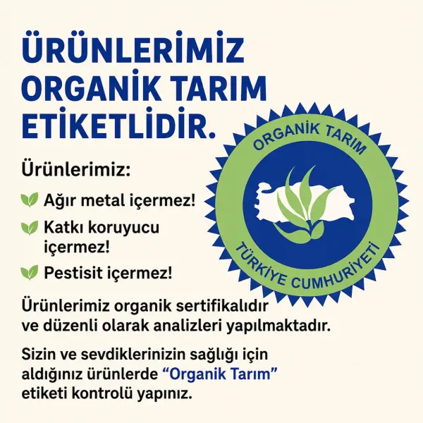 Edos Organik Siyez Bulguru 1 Kg sertifika ve içerik bilgisi
