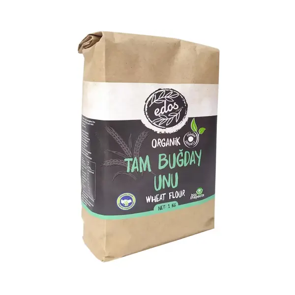 Edos Organik Tam Buğday Unu 1 Kg