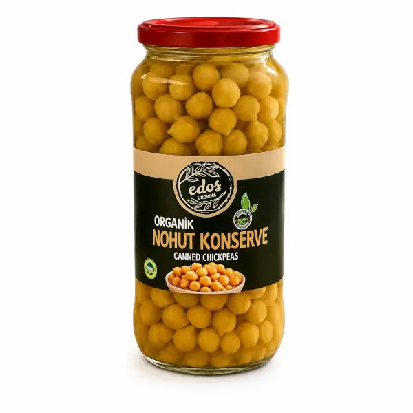 Edos Organik Nohut Konserve 580 G
