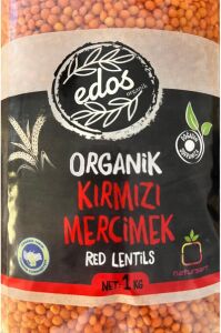 Edos Organik Kırmızı Mercimek 1 Kg