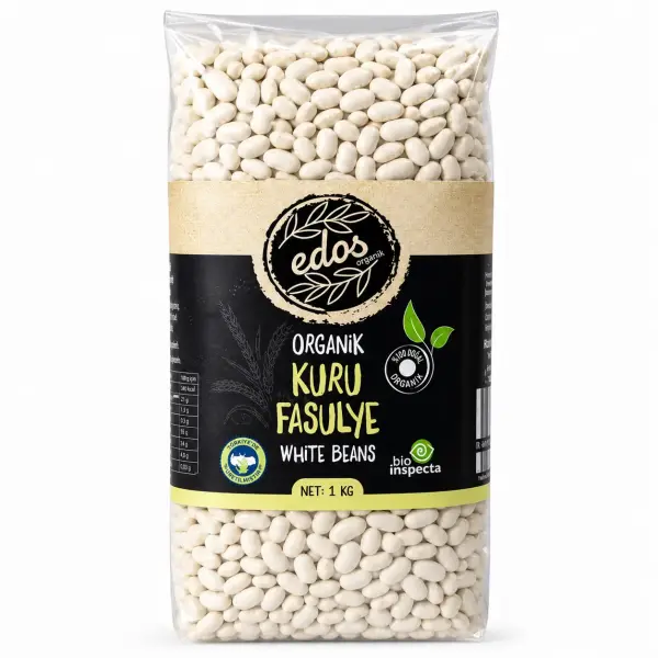 Edos Organik Kuru Fasulye 1 Kg