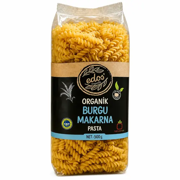 Edos Organik Burgu Makarna 500 G
