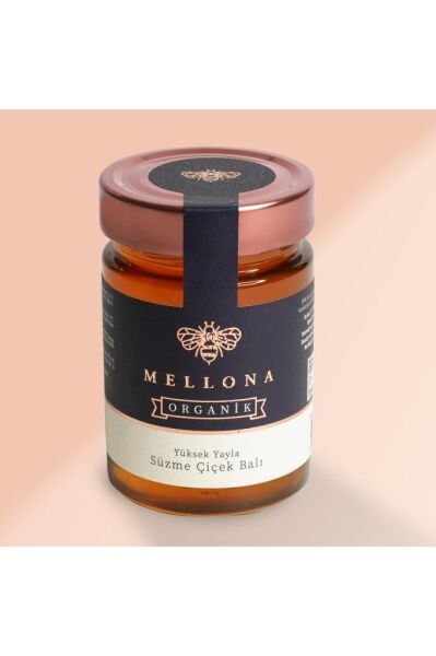 Mellona Organik Yüksek Yayla Süzme Çiçek Balı 450 GR