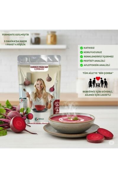 Belu Kırmızı Pancar Çorbası