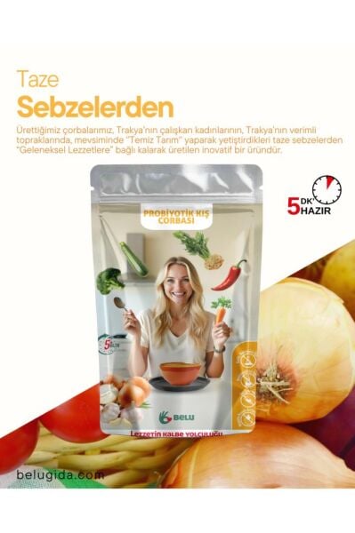 Belu Şehriyeli Probiyotik Kış Çorbası