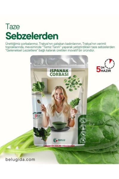 Belu Hafifleten Seri Lahana Kereviz Ispanak Çorbası 3 lü Seti ürün görseli