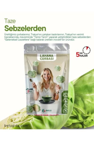 Belu Hafifleten Seri Lahana Kereviz Ispanak Çorbası 3 lü Seti ambalaj görseli