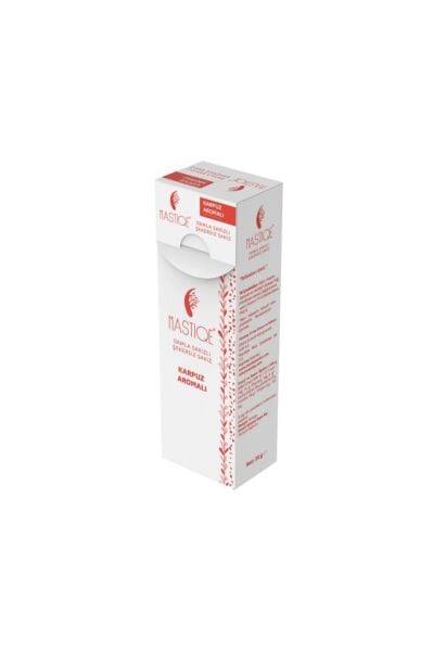 Mastiqe Doğal Karpuz Aromalı Damla Sakızlı Şekersiz Sakız 20 Gr x12 Adet