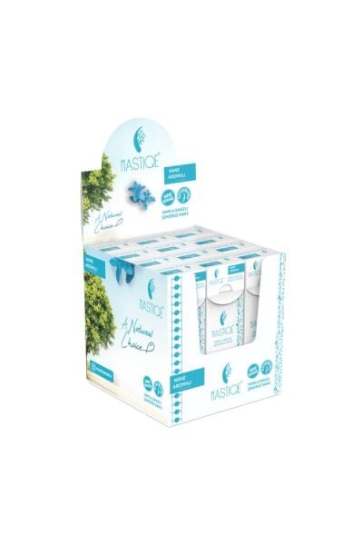 Mastiqe Doğal Nane Aromalı Damla Sakızlı Şekersiz Sakız 20 Grx12 Adet