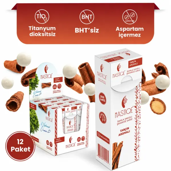 Mastiqe Tarçın Aromalı Sakız 20 gr x12 Adet 2