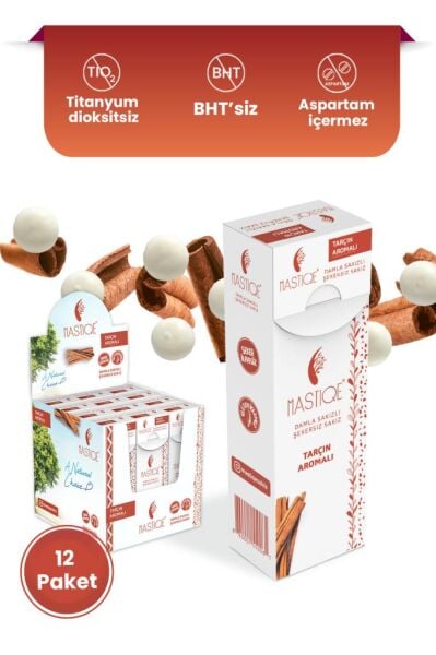 Mastiqe Tarçın Aromalı Sakız 20 gr x12 Adet