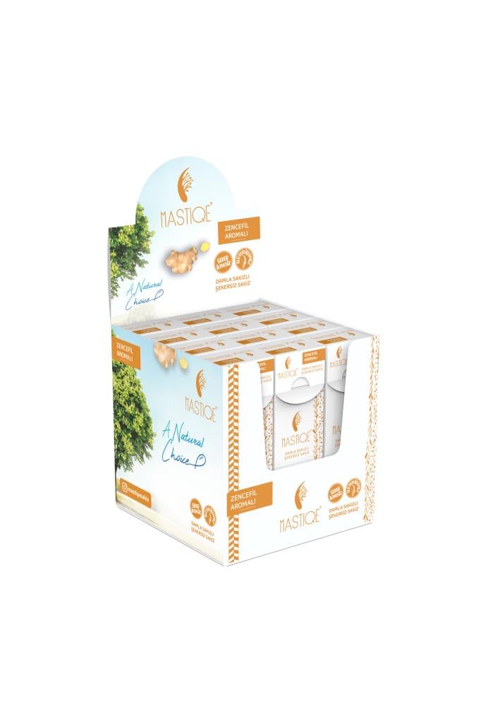 Mastiqe Zencefil Aromalı Sakız 20 gr x 12 Adet