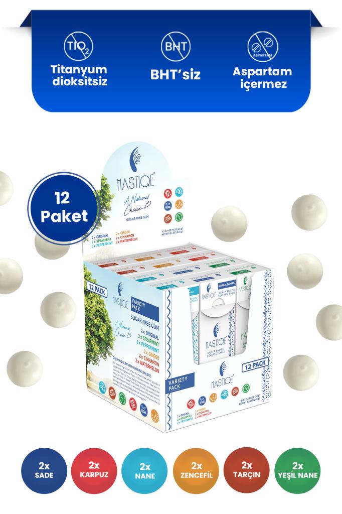 Mastiqe Karışık Paket 20 gr x 12 Adet