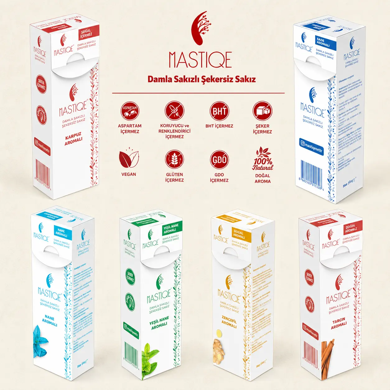 Mastiqe Tekli Karma Paket 20 gr x 6 Adet