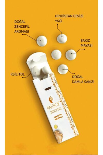 Mastiqe Zencefil Aromalı Sakız 20 GR x 2 Adet