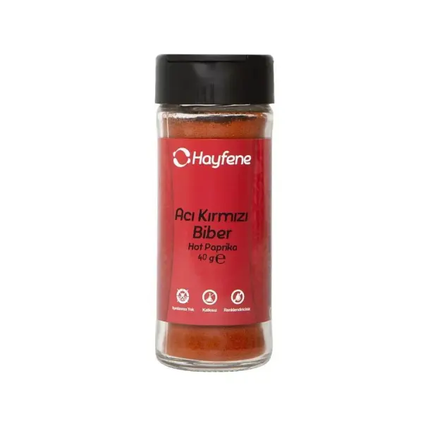 Hayfene Acı Kırmızı Toz Biber 40 GR