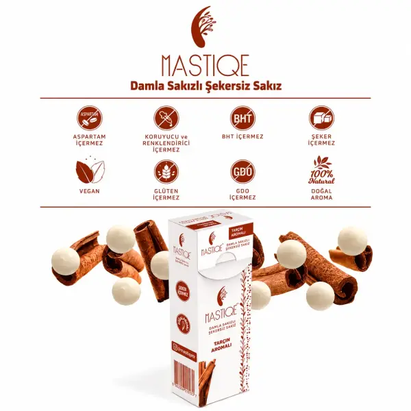 Mastiqe Tarçın Aromalı Sakız 20 GR x 2 Adet ürün görseli