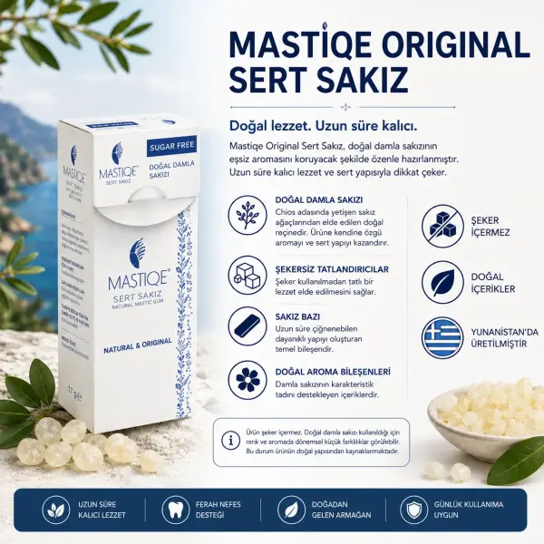 Mastiqe Damla Sakızlı Sakız 20 GR x 2 Adet ambalaj görseli