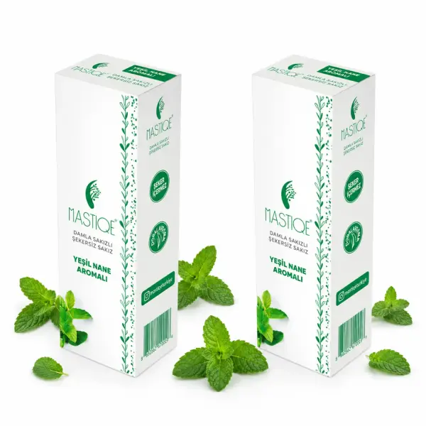 Mastiqe Yeşil Nane Aromalı Sakız 20 GR x 2 Adet