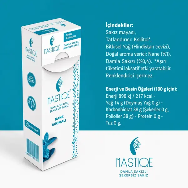 Mastiqe Nane Aromalı Sakız 20 GR x 2 Adet kullanım görseli