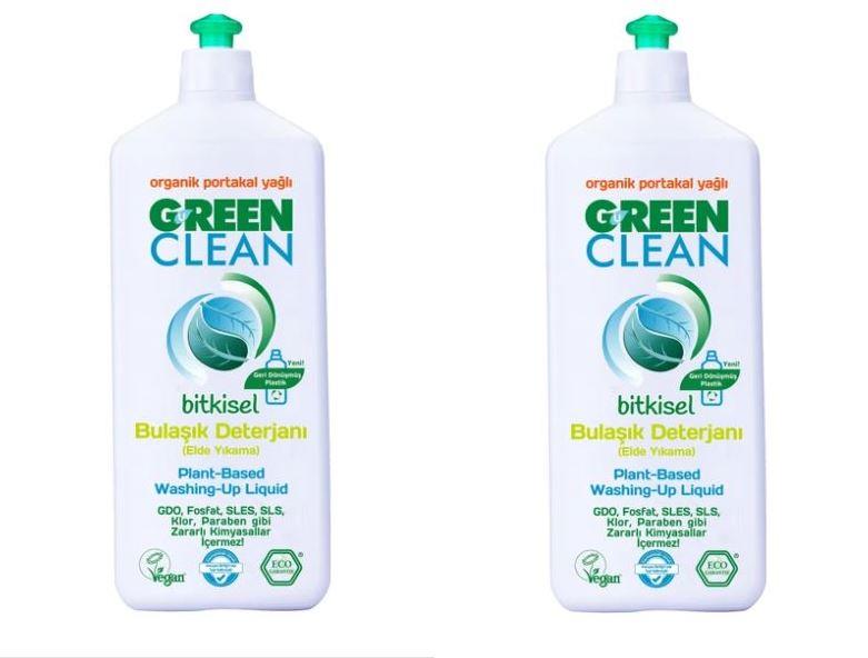 U Green Clean Bitkisel Bulaşık Deterjanı 730 Ml X 2 ADET