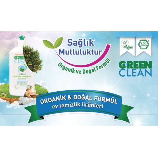 U Green Clean Baby Bitkisel  Biberon Emzik Temizleyici 3 x 500 ml