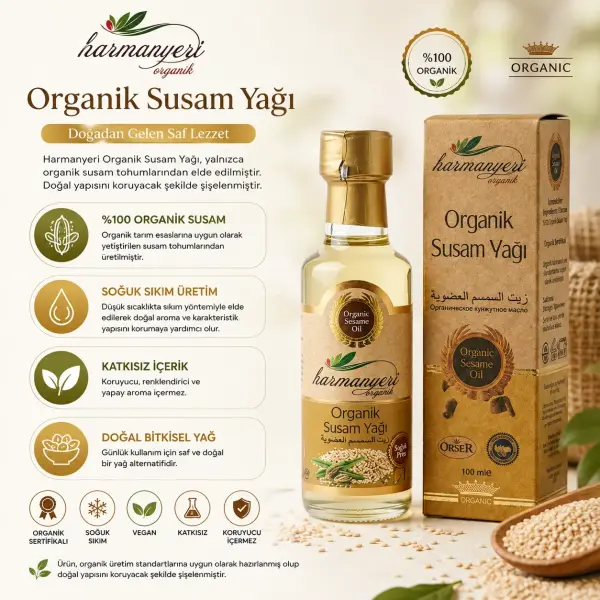 Harmanyeri Susam Yağı 100 ML ürün görseli