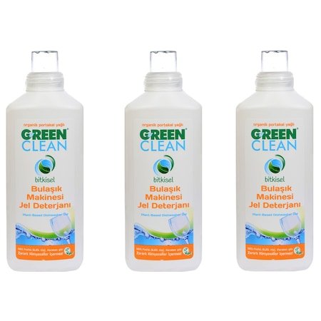 U Green Clean Bitkisel Jel Bulaşık Makinesi Deterjanı X 3 ADET